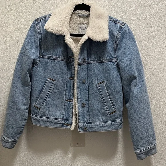 Denim Jacket with Sherpa Lining - Picture 2 of 6